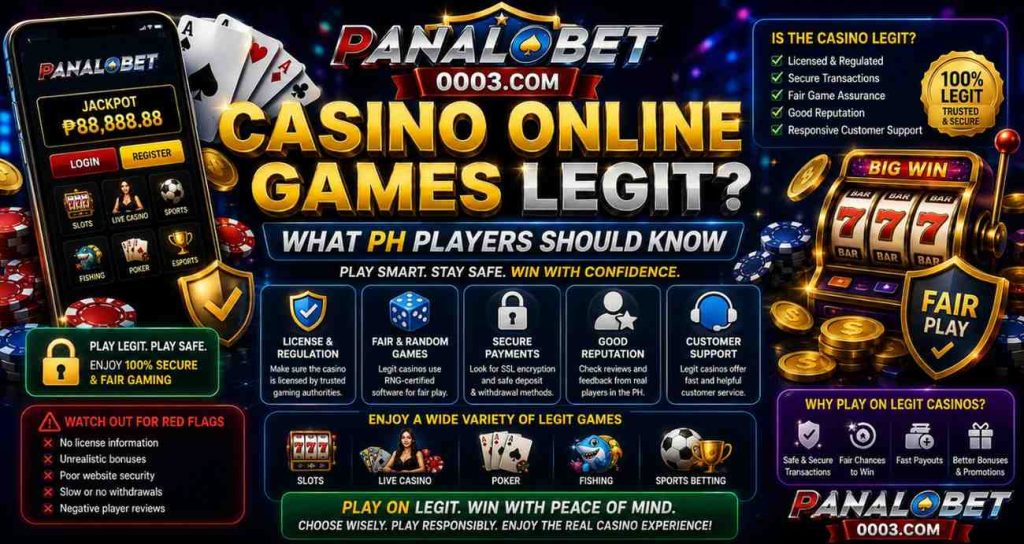 Casino Online Games Legit? What PH Players Should Know