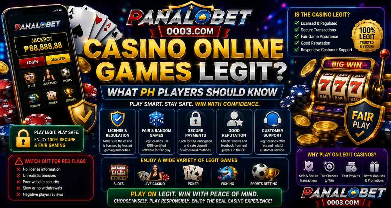 Casino Online Games Legit? What PH Players Should Know