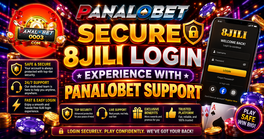 Secure 8Jili Login Experience with Panalobet Support