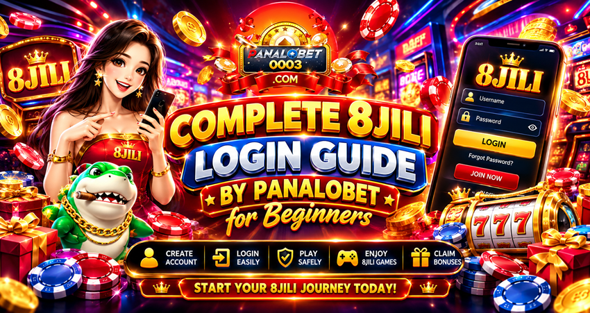 Complete 8Jili Login Guide by Panalobet for Beginners