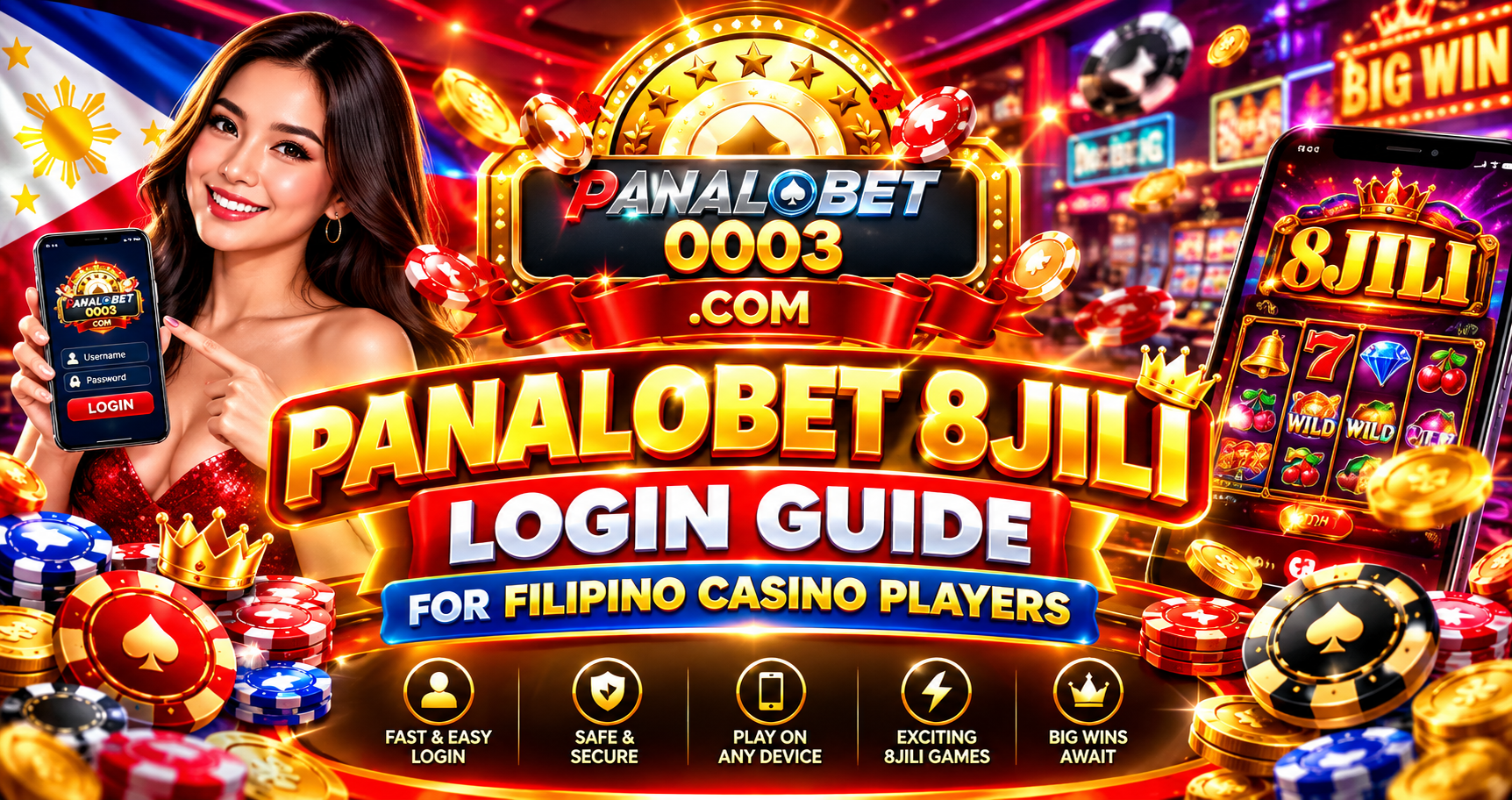 Panalobet 8Jili Login Guide for Filipino Casino Players
